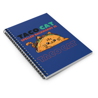 Taco Cat Spiral Notebook