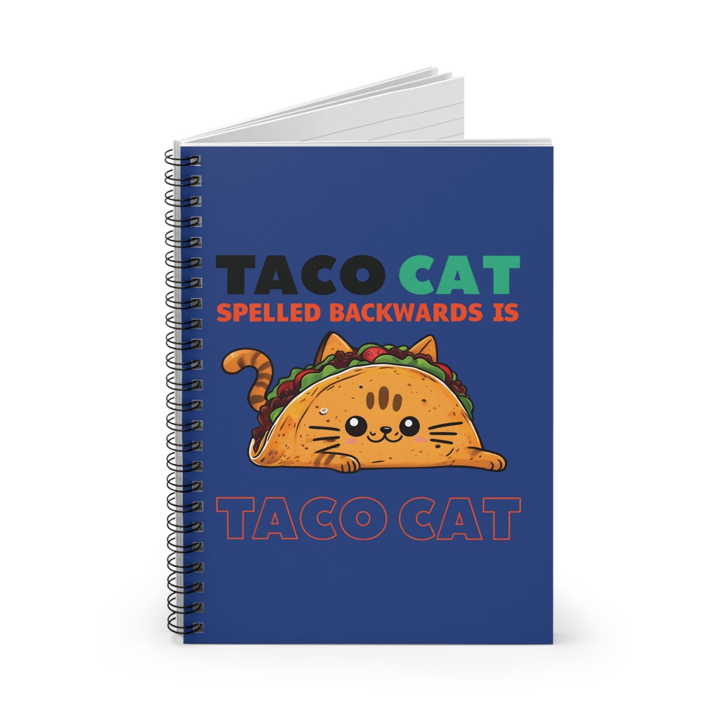 Taco Cat Spiral Notebook