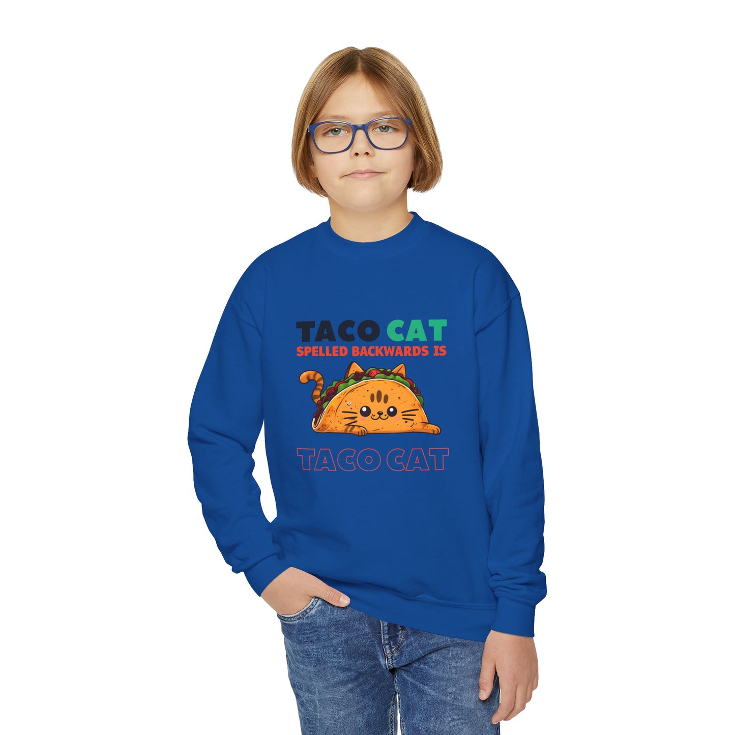 Taco Cat Youth Sweatshirt - Unisex